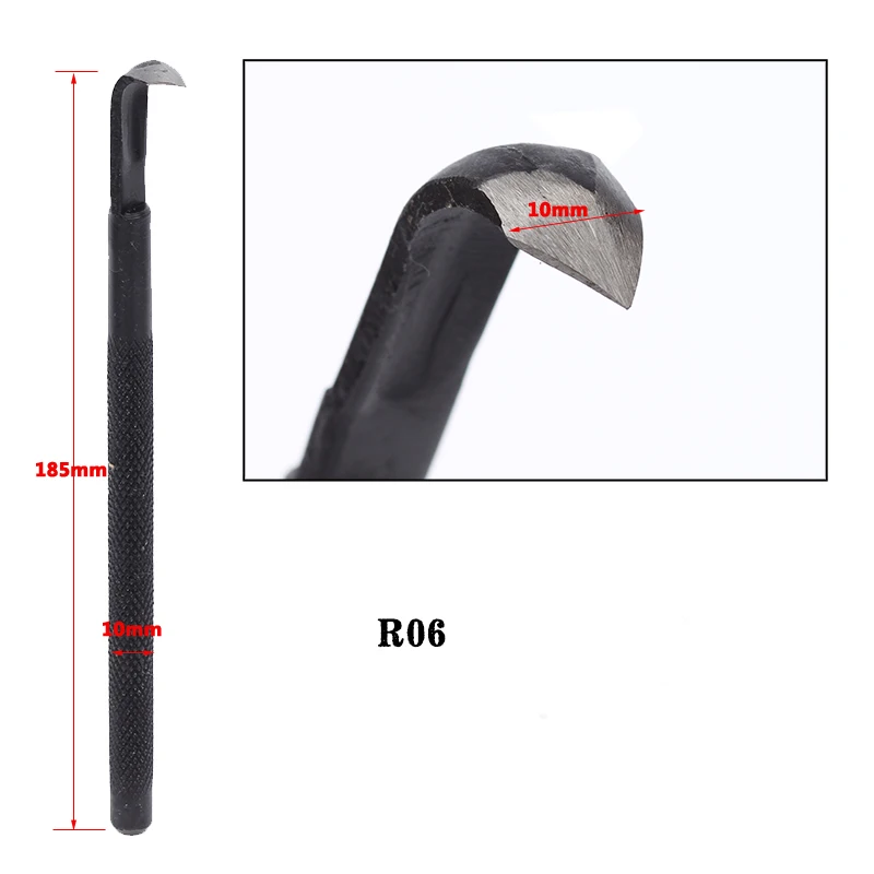 Bonsai Tools Forging Carving Knife Pick Knife Drawing Knife Carving Knife Anti-slip Handle Wire Carving Tools