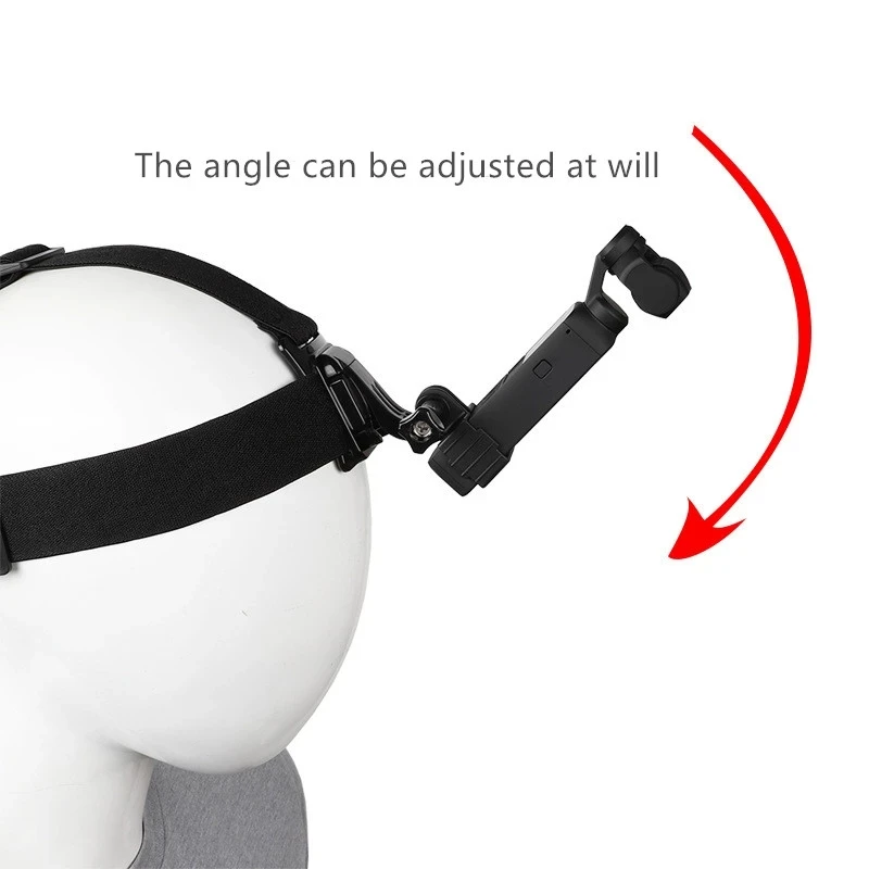 Chest Strap Backpack Clip Headband Strap Mount With Fixed Clip J-Shaped Base for DJI OSMO Pocket 1 2 Camera Gimbal Accessories