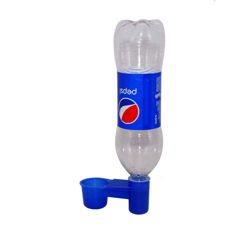 1 Pcs Plastic Bird Feeder blue Water Bottle Drinker Cup for Pigeon Bird Accessories Feeder