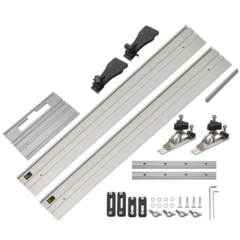 1.4M Circular Saw Guide Rail Set Track Saws Aluminum Guided Rails 2 Clamps Tracksaw Tools