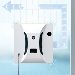 Window Cleaner Robot Window Cleaner With Water Sprayer For Automatic Cleaning For Household Vacuuming Cleaning