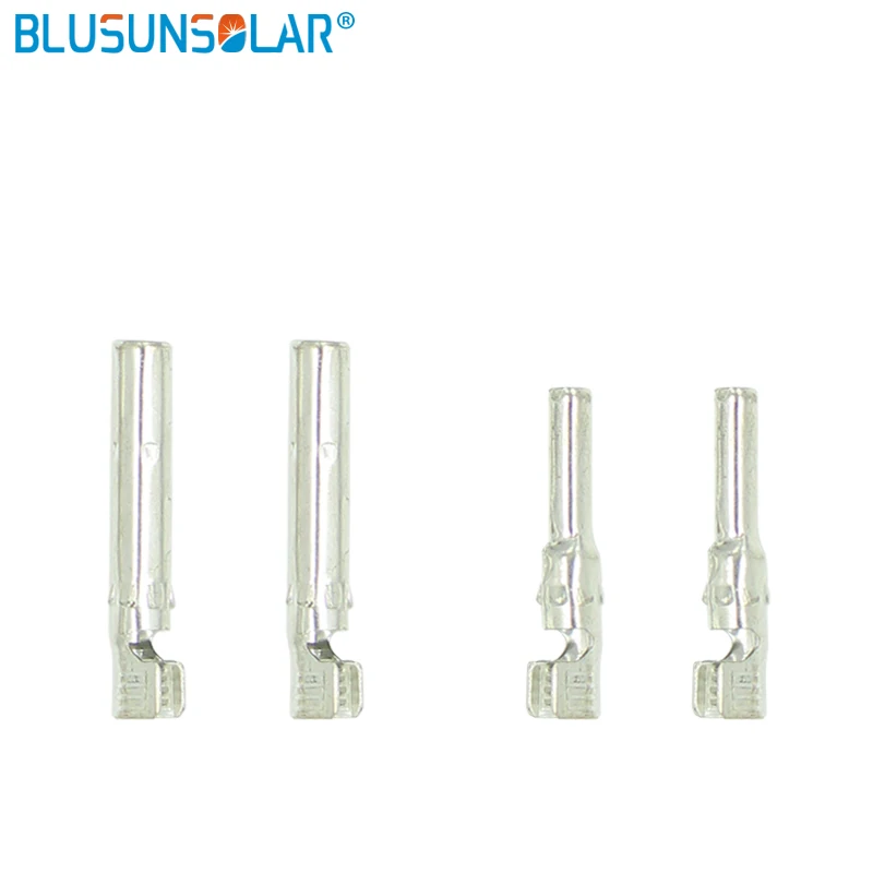 

BLUSUNSOLAR 50 Pairs/lot Solar Male +Female Connector Terminal Pin, Solar PV Connector Pin For Solar Energy System