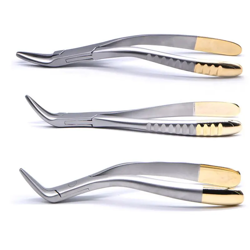 3pcs/Set Upper/Lower/Universal Dental Tooth Root Extraction Forceps Surgical Extracting Pliers Tools