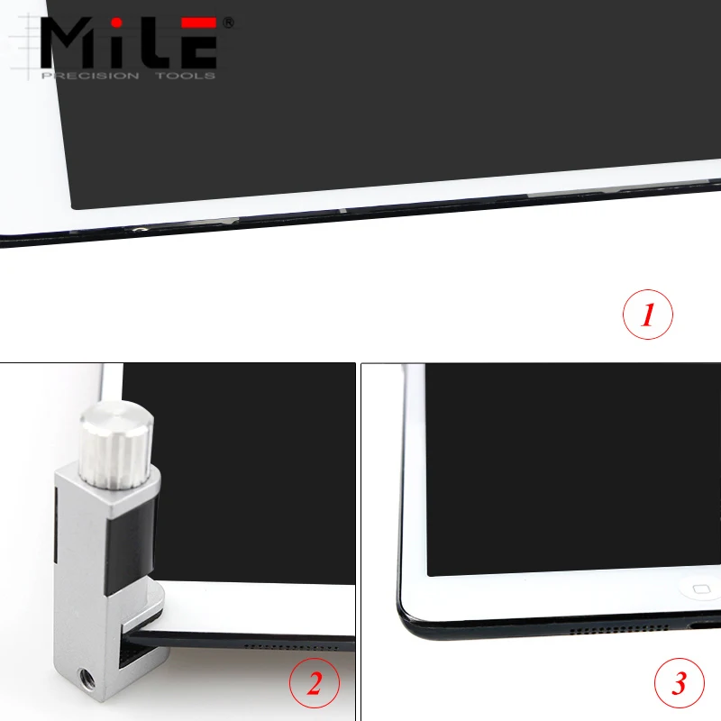 

MILE 4pcs Metal Universal Clip Fixture LCD Digitizer Screen Fastening Clamp for iPad and Mobie Tablet Repair Tools Adjustable