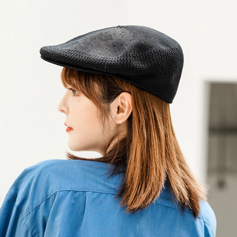 New Fashion Beret Hats for Women Men\'s Classic Beret Elegant Lady Casual Hat Cotton Berets Newsboy Octagonal Hats Painter Hats