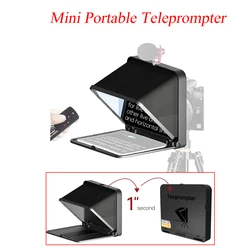 LENSGO Teleprompter fold Portable for Smartphone 7.9 inch Tablet iPad Prompter Reader prompteur  for phone DSLR camera Video