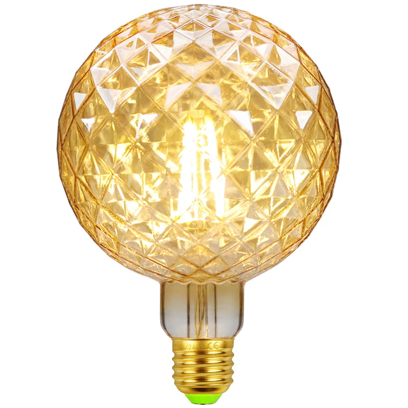 G125 Inner Pineapple Bulb LED Filament Bulb Retro Decoration Lamp 220V 4W E27 2700K Warm White Edison Bulb Ann Led E27