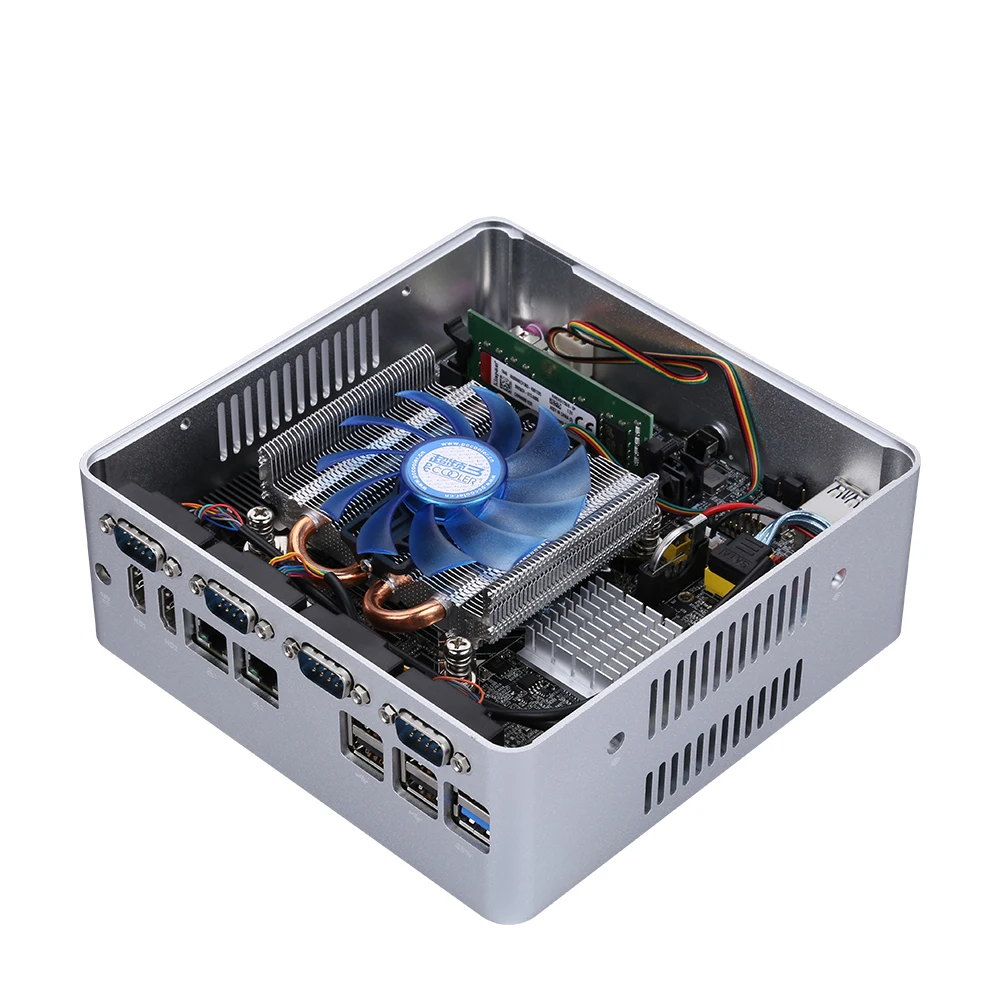 Qotom Q635P Q655P Mini PC Core i3 i5 AES-NI routeur OPNsense Mini ordinateur Cent Sophos, Vyos, Untangle Mini ordinateur