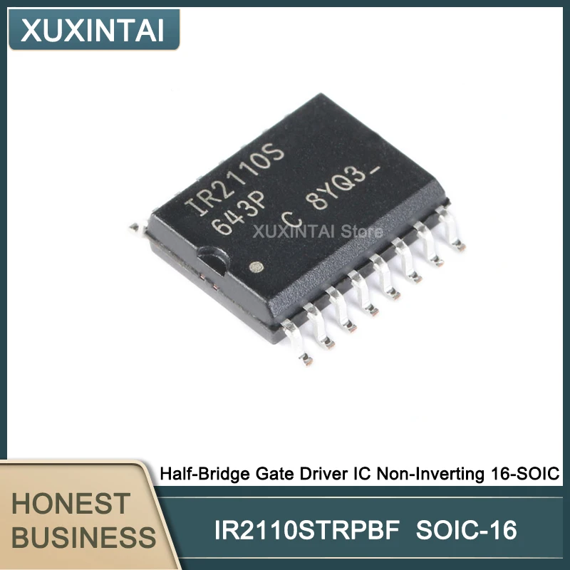 20Pcs/Lot  New Original  IR2110STRPBF IR2110STR Half-Bridge Gate Driver IC Non-Inverting 16-SOIC