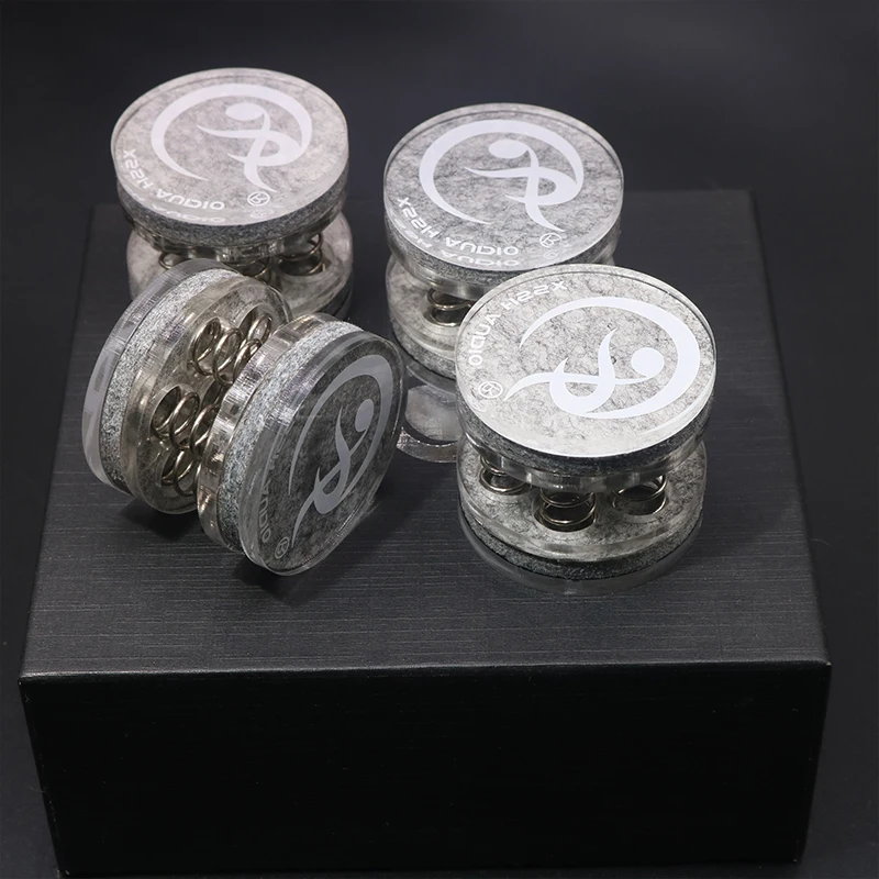 4pcs Audiophile shock Spikes ฤดูใบไม้ผลิ Damping Pad เสียงไฮไฟขาตั้งฟุตลําโพง SPIKE เสียง CD เครื่องขยายเสียงเท้า Pad