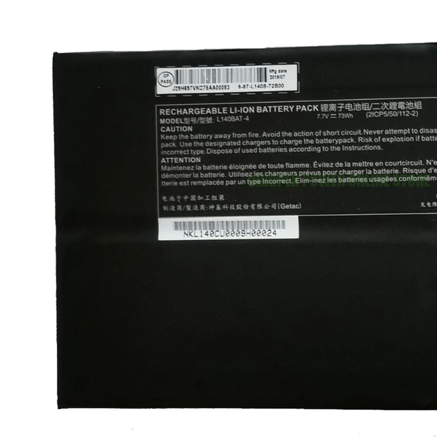 CP Laptop Battery L140BAT-4 73Wh/9350mAh For SCHENKER VIA 14 Wooking  Jiasha ST Pro MixBook Air Lemp10 Lemp9 Lemur Pro Series