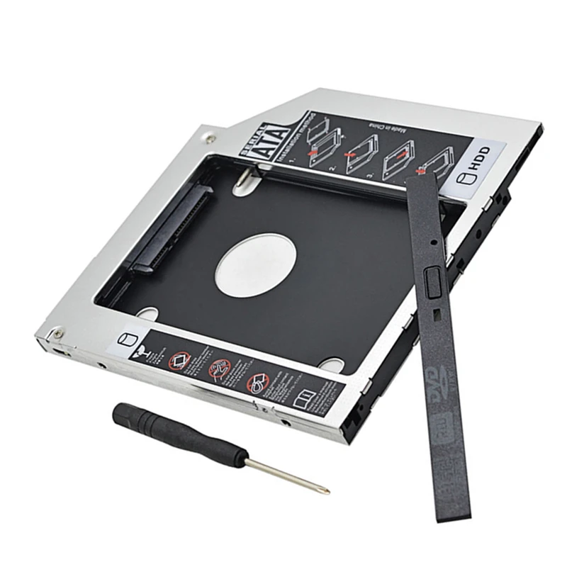 

9.5mm 2nd SATA HDD SSD Hard Drive Caddy For MSI GE40 GE62 GT72 CX62 6QD GE72 6QF Apache Pro