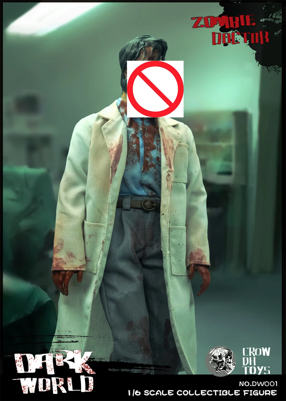 In Stock For Sale 1/12th The Grunge Style Zombie Doctor Party Full Set Suit For Fans Gift Collectable