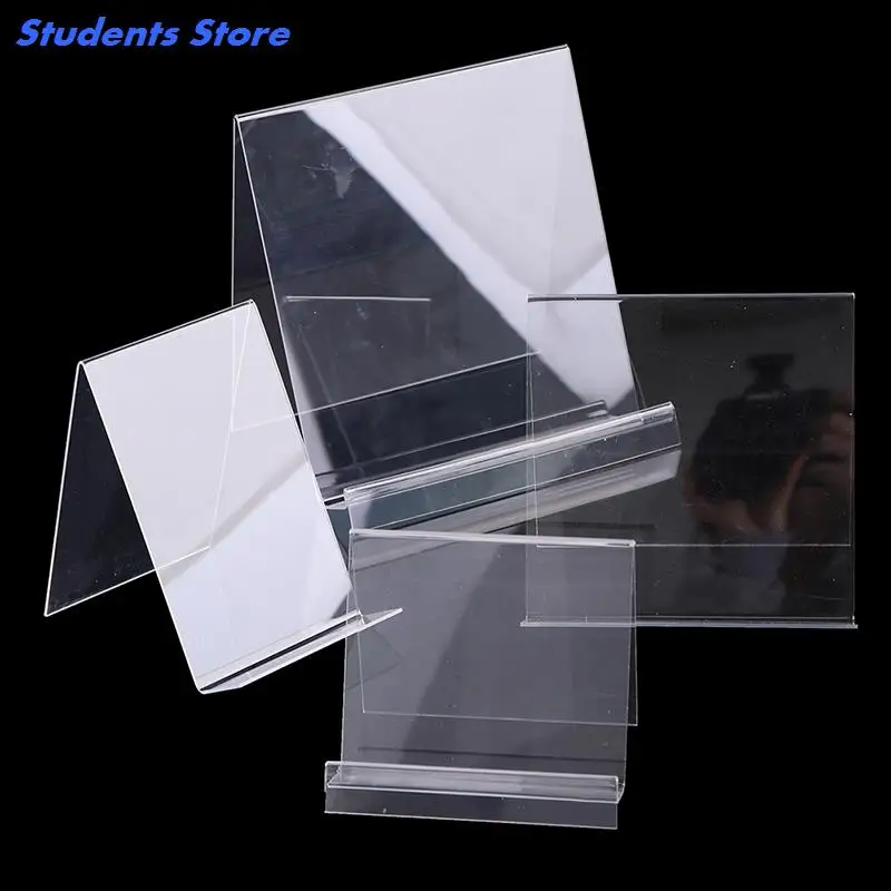 1Pcs Acrylic Book Stand,Clear Acrylic Display Stand, Clear Holder For Displaying Pictures,Jewelry,Watch Display Stand