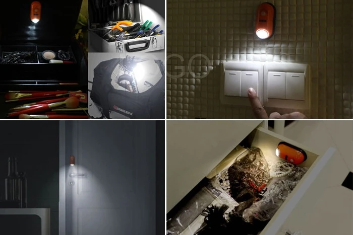 Hot Motion czujnik światło LED zasilany z baterii lampka nocna z magnesem na schody szuflada szafa na ubrania szafka toaleta toaleta sypialnia