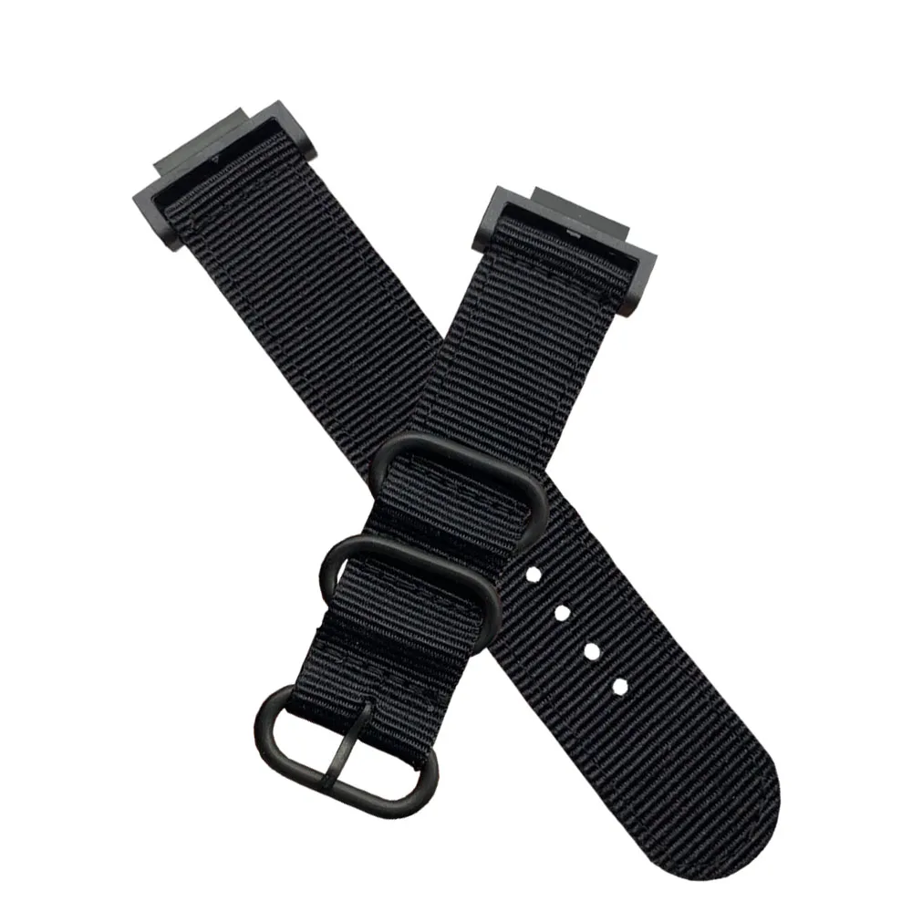 16mm Adapter Connectors And Nylon Watch band for G-SHOCK GA-110 GD-100 DW-5600 G-5600 Replacement Strap Watch Refit Accessories