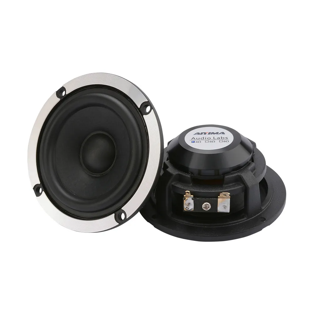 AIYIMA 2Pcs 3 Inch Mid Range Car Speaker Driver 4 8 Ohm 15W Sound Speaker Wool Paper Cone Aluminum Neodymium Loudspeaker