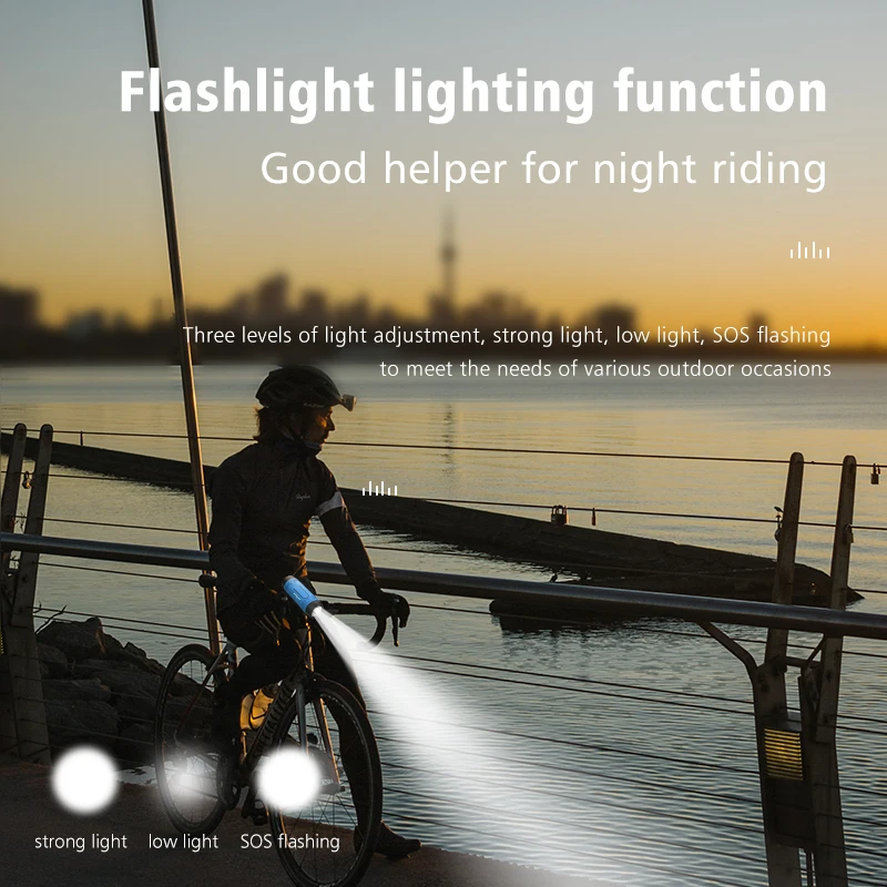 ZEALOT-S1 Drahtloser Bluetooth-Lautsprecher für den Außenbereich, tragbarer Fahrrad-Radiing-Lautsprecher, Mini-Säule + Powerbank + Taschenlampe + Fahrrad + Halterung