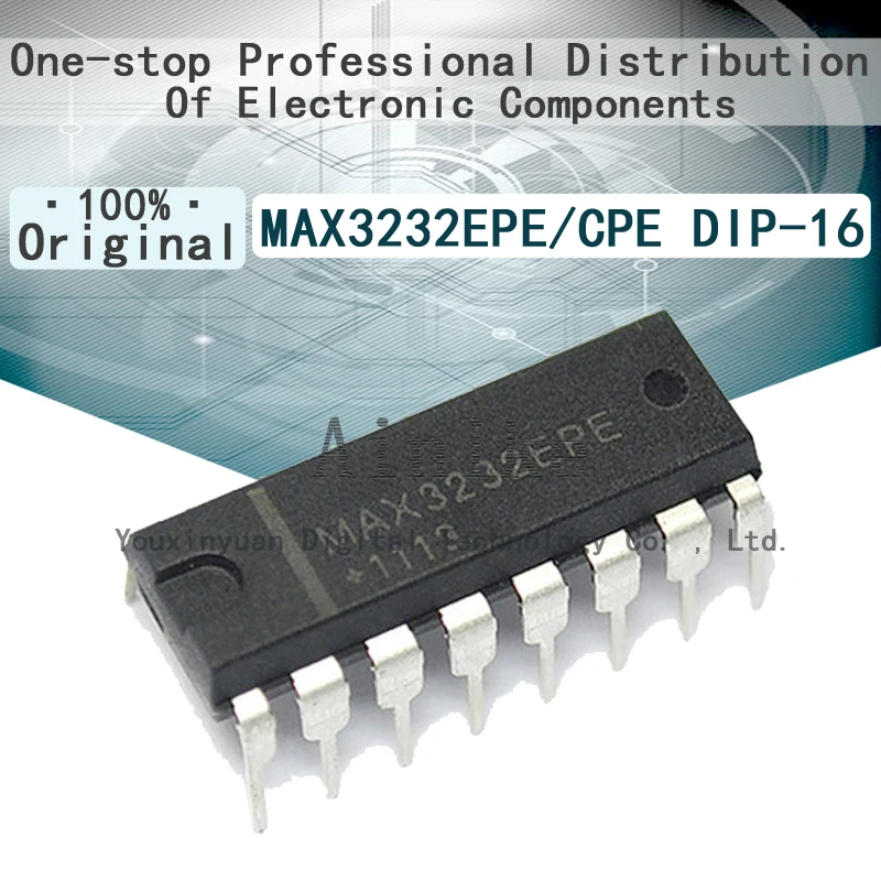 10/Pcs New Original MAX3232EPE MAX3232CPE MAX3232 DIP-16 The RS - 232 Transceiver IC Chip