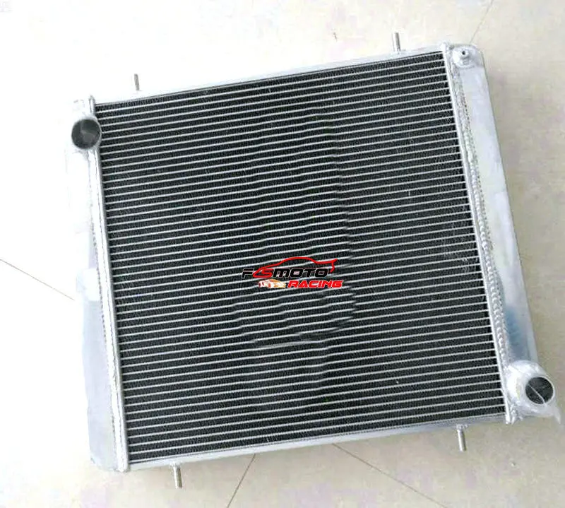 FOR Jaguar 3.8-Liter E-Type XKE 1961-1967 61 1962 1963 1964 1965 1966 1967 Aluminum Radiator Water Cooling Intercooler