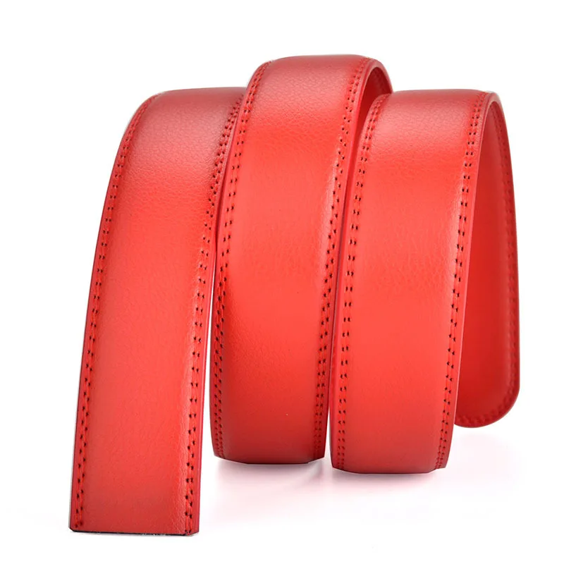 New Luxury Brand Belts for Men Women High Quality Male Strap Genuine Leather Waistband Ceinture Homme,No Buckle 3.5CM