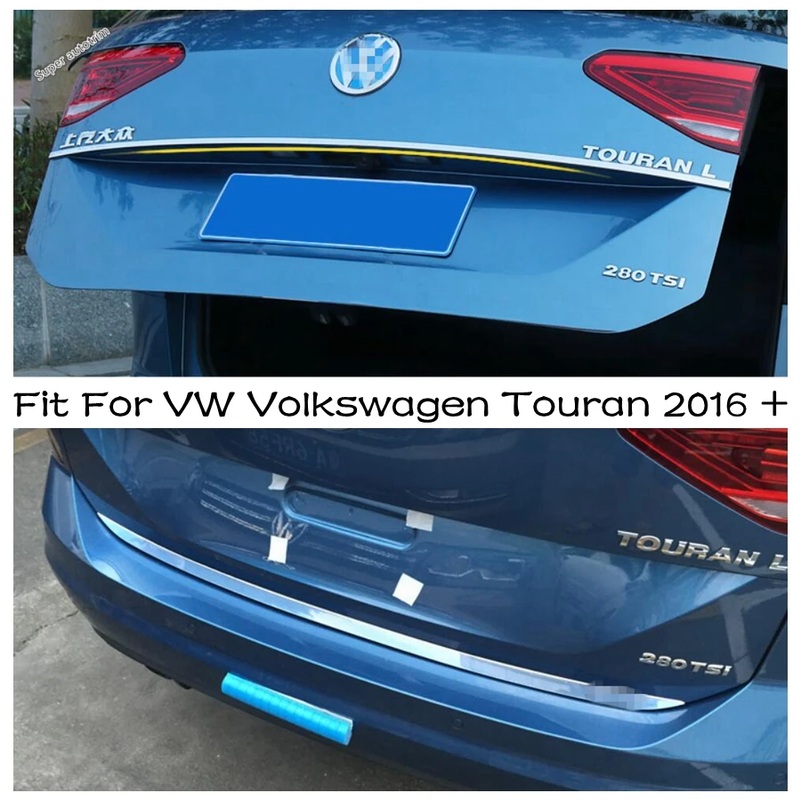 

Lapetus Tail Gate Door Decoration Stripe Cover Trim Bezel Styling Sticker Garnish For VW Volkswagen Touran 2016 - 2021 Car Tools