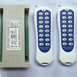 16CH DC 12V 24V RF automation remote control switch 315MHZ 2pcs transmitters & 1pcs recevier wireless switch Radio smart control