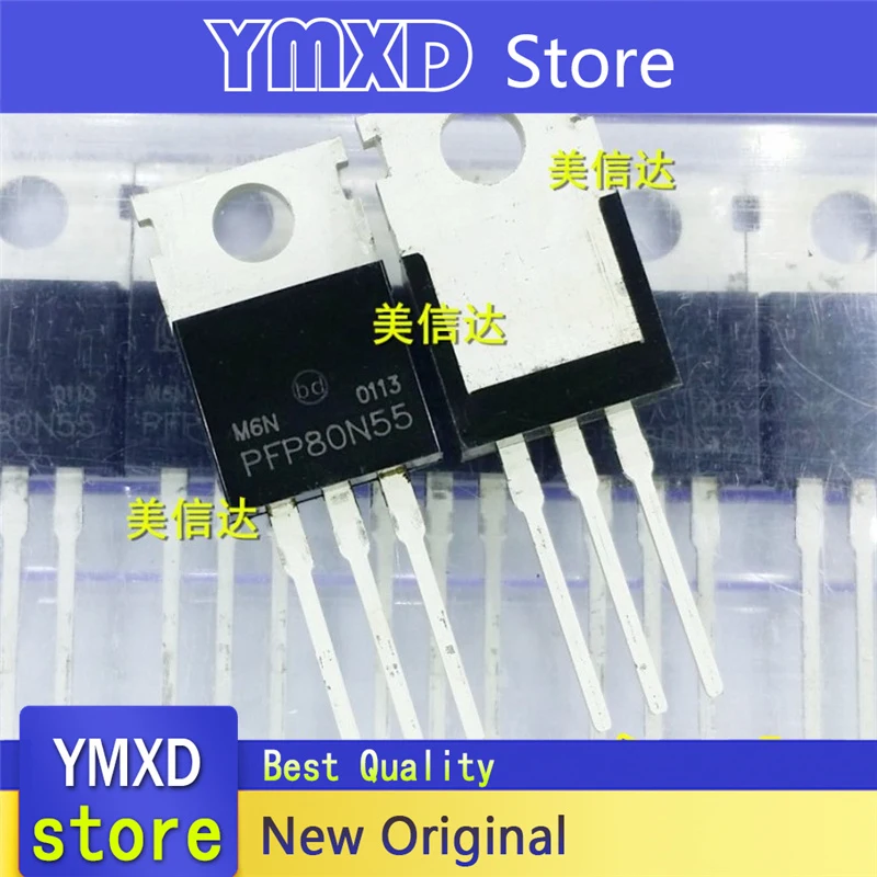 

10pcs/lot New Original PFP80N55 STP80NF55 55V 80 A Field Effect Tube TO220 Triode In Stock