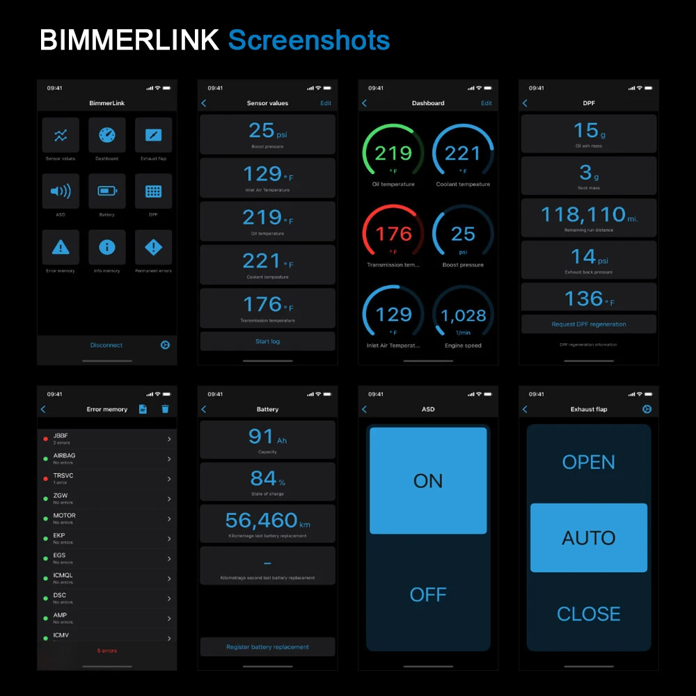 vLinker BM ELM327 V2.2 Car OBD2 Scanner Diagnostic Tools Bluetooth Code Reader Accessories For BMW F30 F10 F20 F11 X5 Serie 1 3