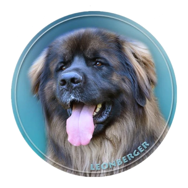 

S40423# Various Sizes PVC Decal Leonberger Dog Pet Animal Car Sticker For Bumper Rear Window Laptop Refrigerator Toilet