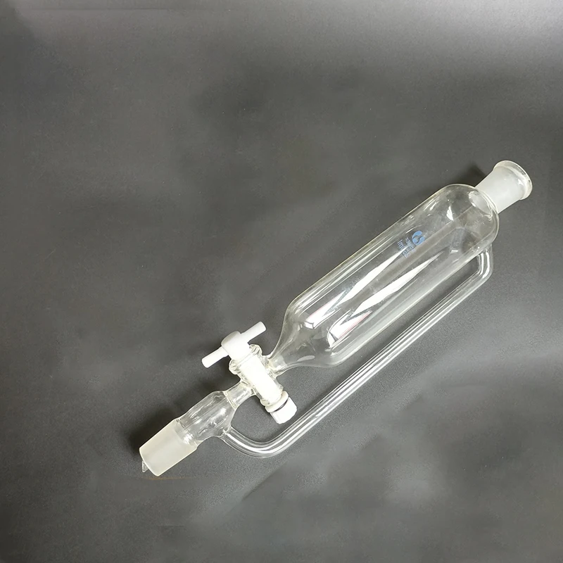 

1Piece 25ml to 1000ml Lab Glass Constant Cylindrical shape separating funnel Constant pressure dropper funnel with PTFE Piston