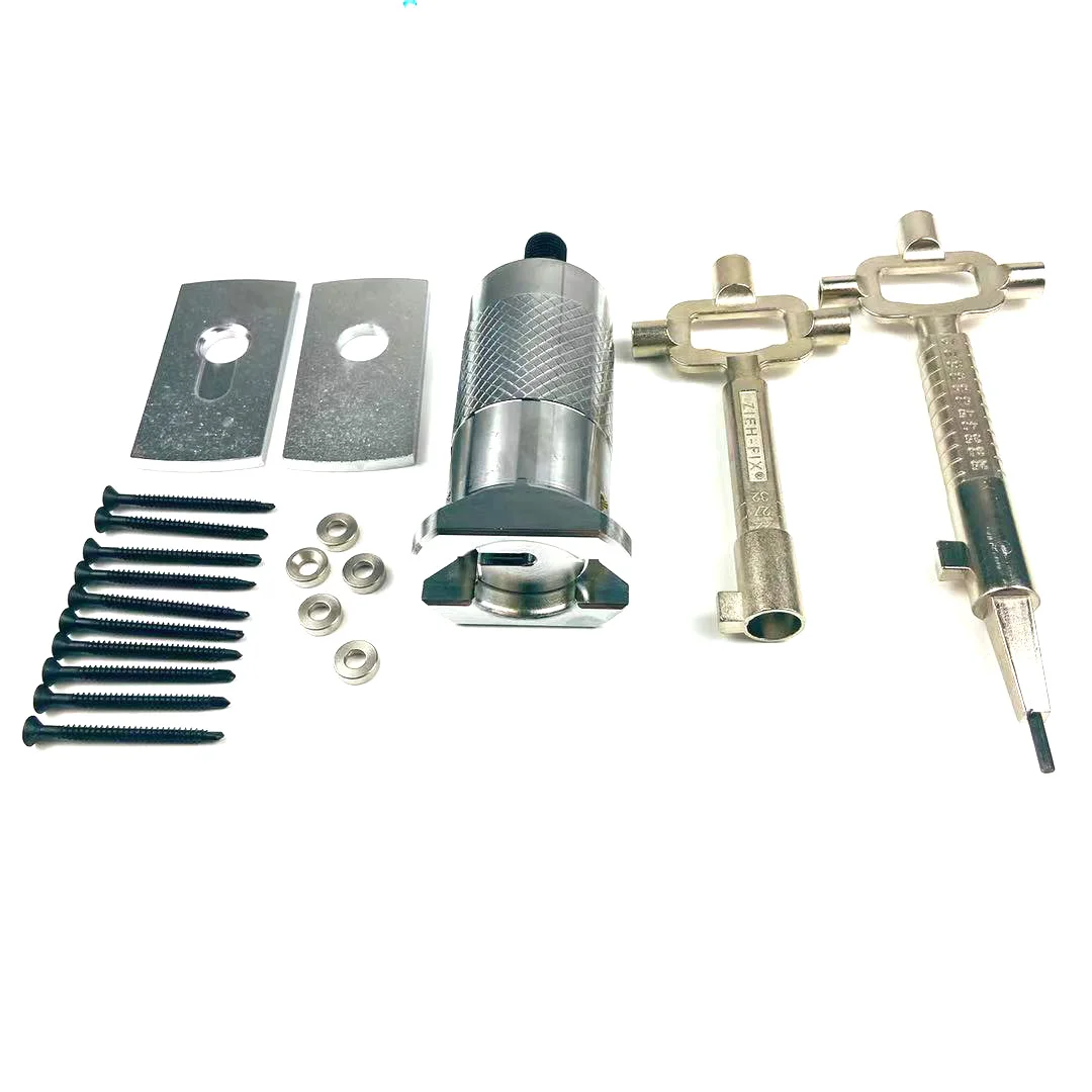 

Lock Cylinder Snapper and Puller Kit, Lock Cylinder PickTool with Screws,Gaskets,Flanges,Spindle Turner 4 in 1 Removal Tool