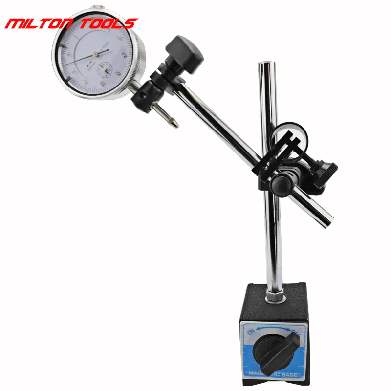 Magnetic base with fine adjustment Universal Large Dial Test Indicator Gauge Magnetic Stand holder For Equipment Calibration