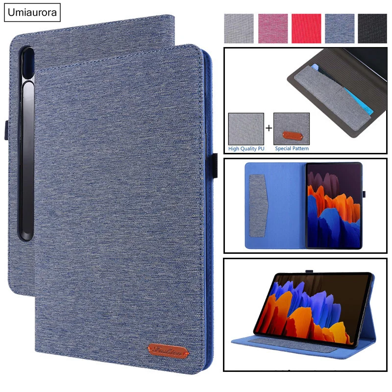 Case For Samsung Galaxy Tab S7 Plus 12.4 Case SM- T970 T975 Protective Cover For Tab S7 11 inch 2020 SM-T870 T875 Tablet Shell