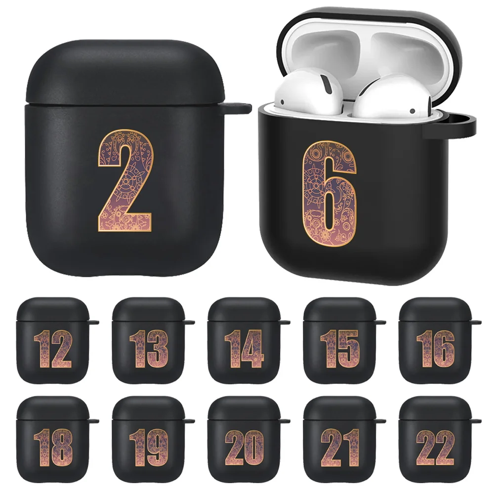 

New Soft Silicone Case for Apple AirPods 2 & 1 Black Silicone Wireless Bluetooth Earphone Box Matte Cover