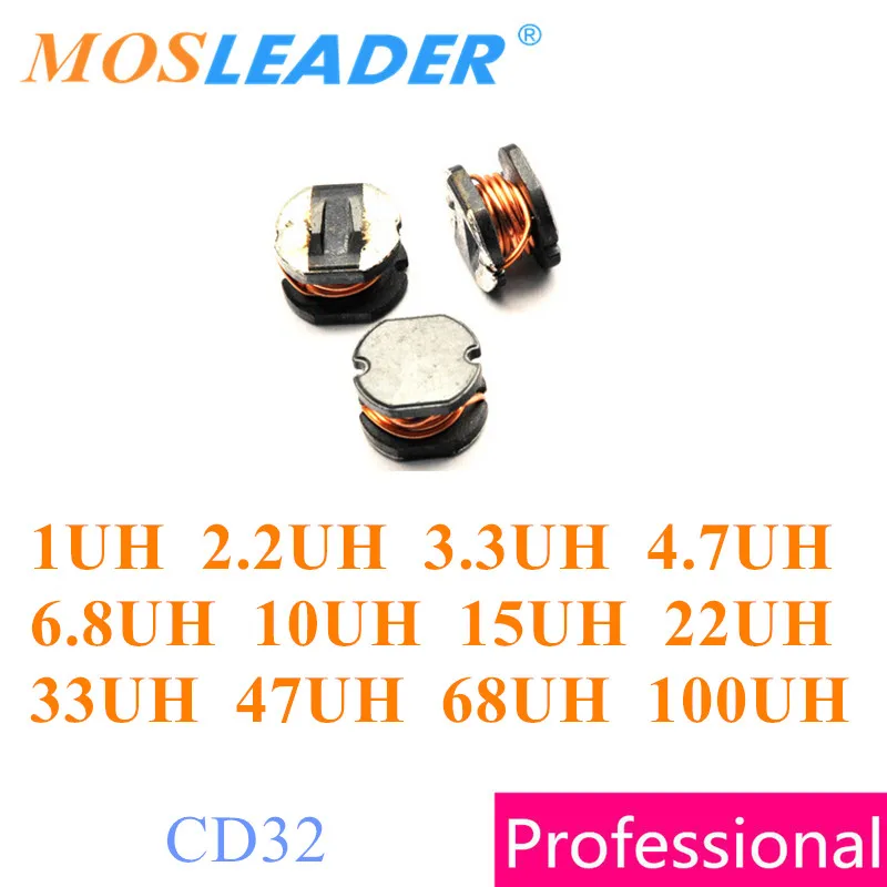 Mosleader 3000pcs CD32 1UH 2.2UH 3.3UH 4.7UH 6.8UH 10UH 15UH 22UH 33UH 47UH 68UH 100UH Power inductors 3x3.5x2 1R0 2R2 3R3 4R7