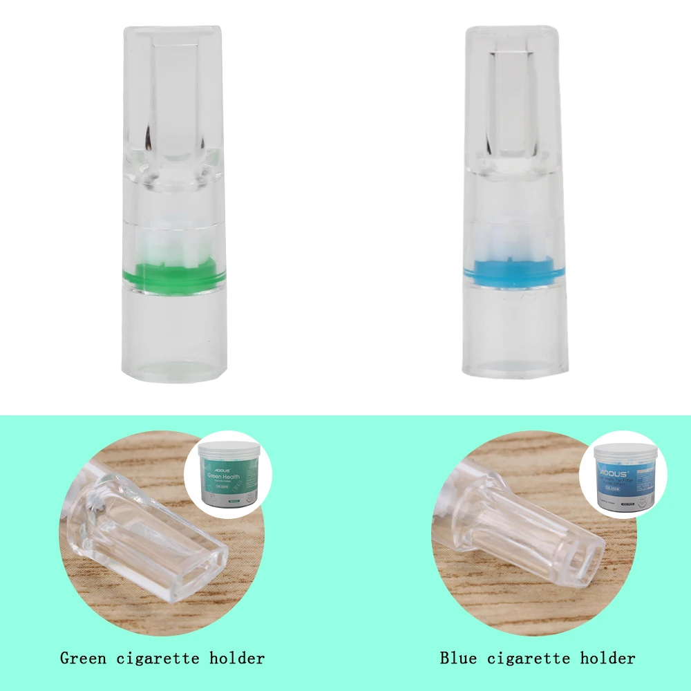 Disposable Tobacco Cigarette Filter 100pcs Cigarette Cleaning Holder Converter Health Care Smoking Reduce Tar Filtration