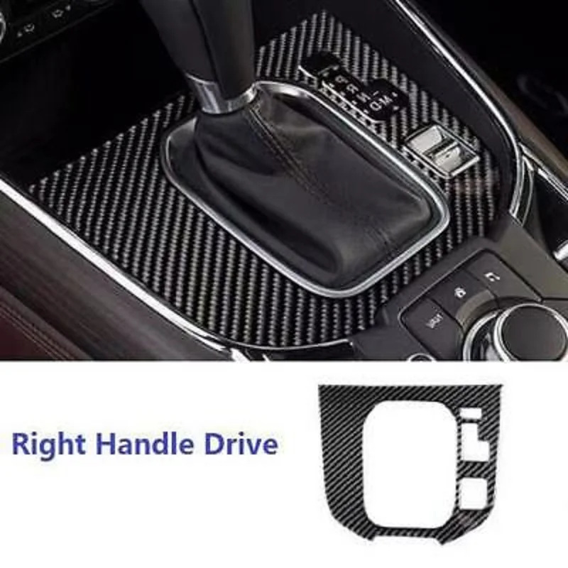 

Центральная консоль из углеродного волокна, панель переключения передач, декоративная крышка, отделка для Mazda CX-9 16-20, правый руль
