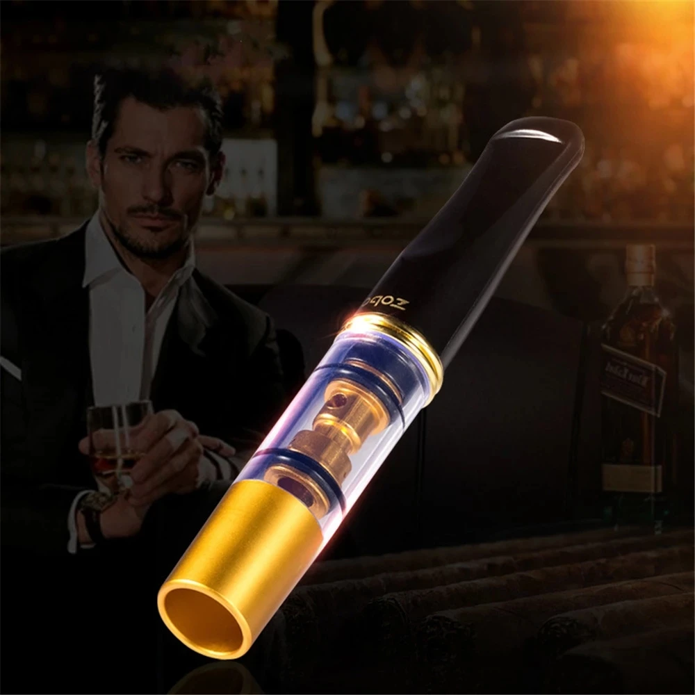 

10mm Double Filtration Tobacco Tar Filter Washable Microfilter Cigarette Holder Recyclable Health Smoking Mouthpiece Men's Gifts