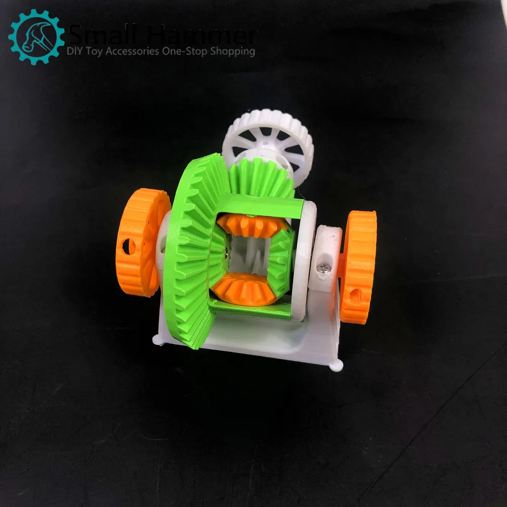 Manual Simple Edition Automobile Differential 3D Printing Simulation Model Creativity Funny Gift Decoration Teaching