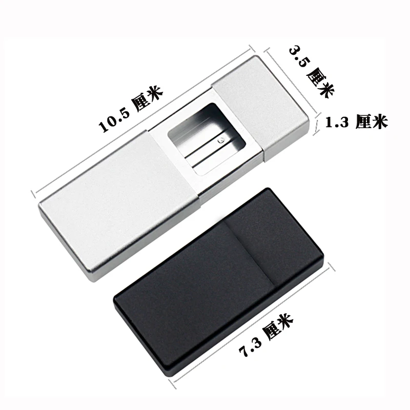 Portable Ashtray Metal Environmental Protection Pocket Sealed Ashtray Mini Portable Ashtray Portable Ash Tray Pocket Ashtrays