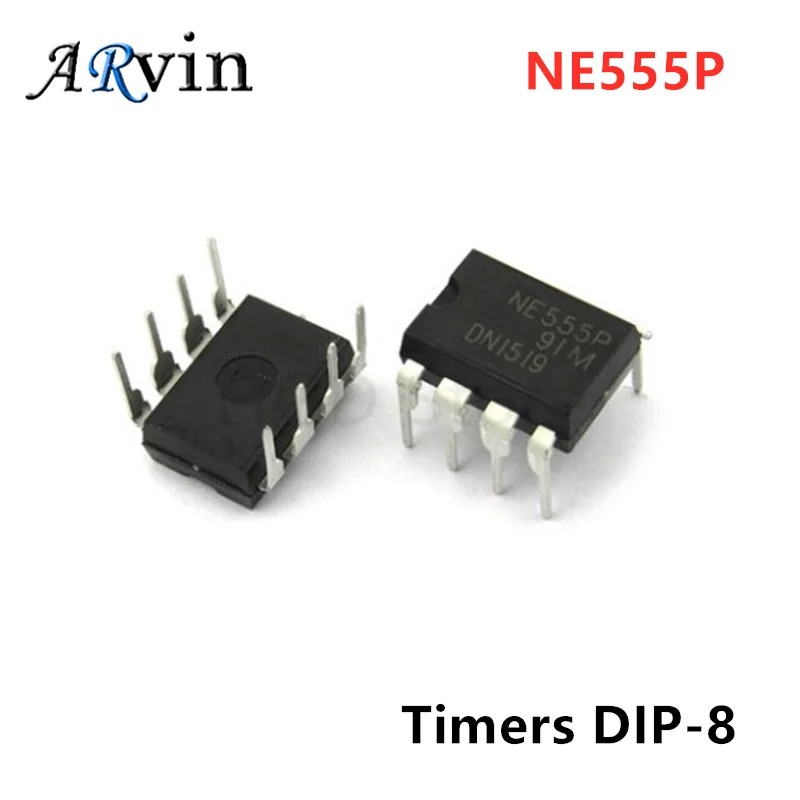 10PCS/LOT New NE555 NE555P NE555N 555 Timers DIP-8