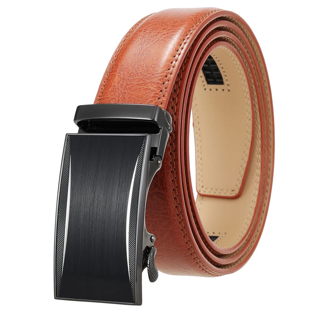 Cinto masculino fashion com fivela automática
