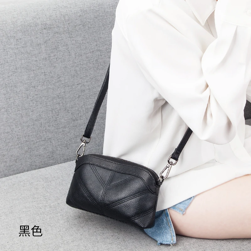 

Women Genuine Leather Day Clutches Candy Color Shoulder Bags Women's Fashion Crossbody Bags Small Clutch Bags