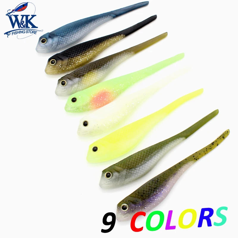 

3.5inch Super PVC Lure Pin Tail for Drop-Shot Fishing Lure at 5 pcs/bag Perch Bass Rock Fish Pike Fishing Baits 9cm Soft Lure