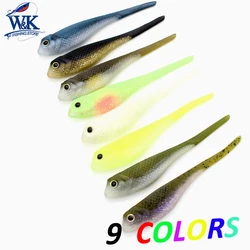 3.5 Inch Super PVC Lure Pin Tail for Drop-Shot Fishing 5 pcs bag Perch Bass Rock Fish and Pike Fishing Baits 9 cm Soft