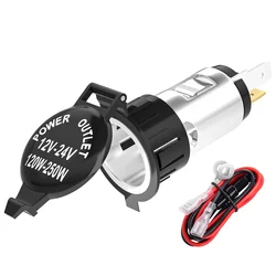 DaierTek universale 12V auto accendisigari presa di corrente adattatore presa di corrente per moto barche trattore camion nuovo di zecca