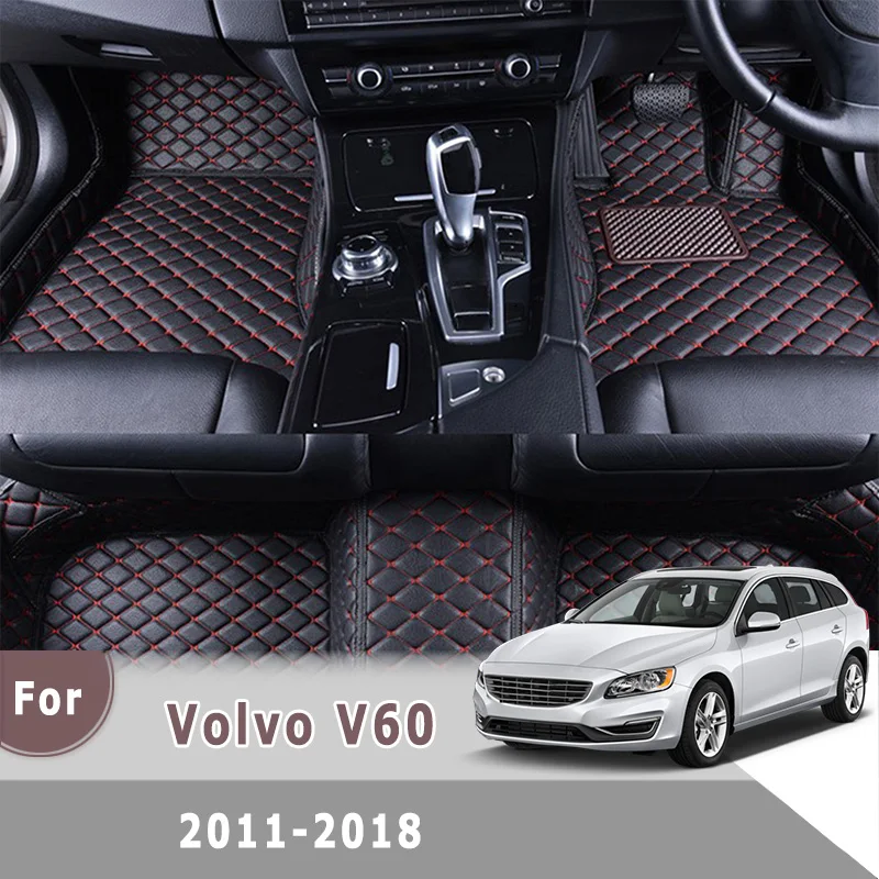 

Car Floor Mats For V60 2011 2012 2013 2014 2015 2016 2017 2018 Auto Automobile Accessories Carpets Right Wheel For Volvo