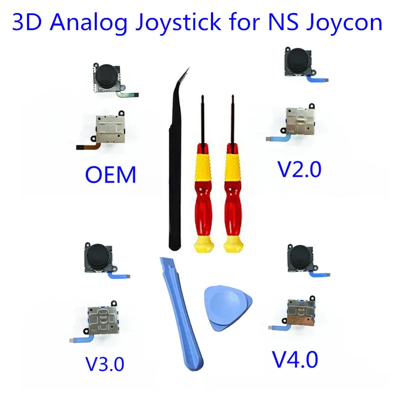 1 комплект, 3D аналоговая Стик для Nintendo Switch NS