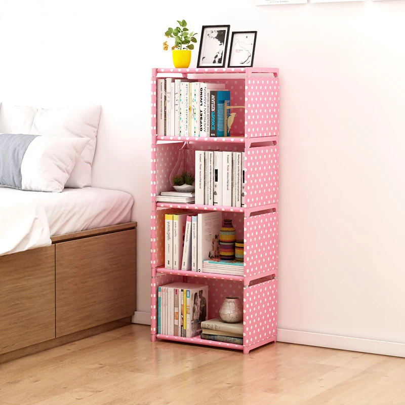 Multilayer Bookshelf Simple Assembled Book Shelf Bathroom Furniture Storage Display Shelf DIY Bookcase High Quality Shelves